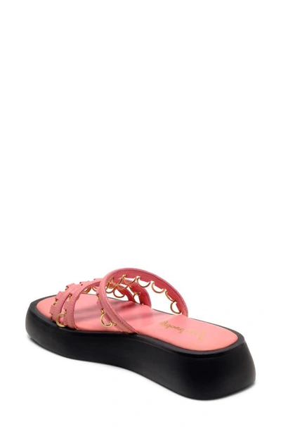 Free People Midas Touch Platform Sandal In Watermelon