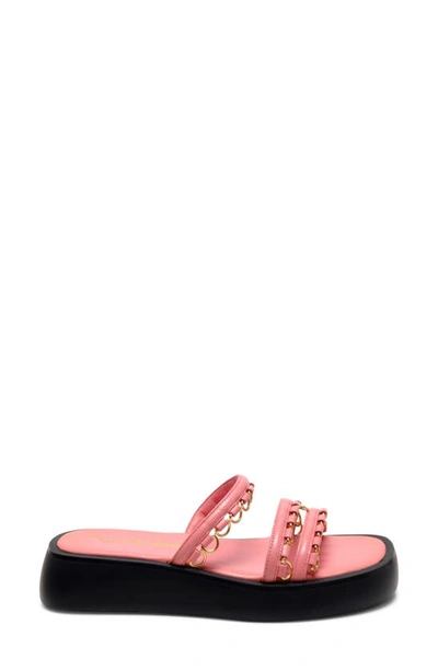 Free People Midas Touch Platform Sandal In Watermelon
