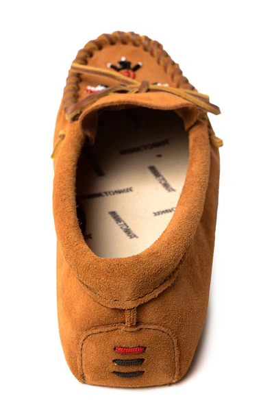 Minnetonka Thunderbird Animikii Soft Sole Slipper In Brown