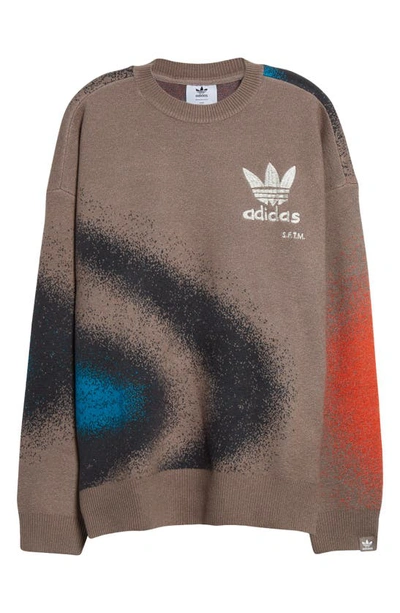 Shop Y-3 X Song For The Mute Crewneck Sweater In Tech Earth