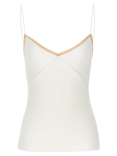 Shop N°21 Ribbed Tank Top Tops In White