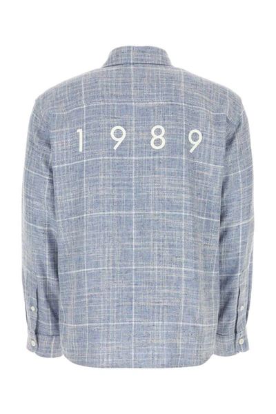 1989 Studio Flannel Shirt With Embroidered Back Print In Checked