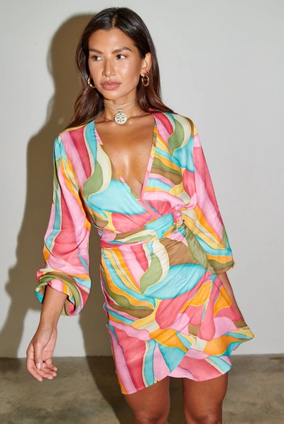 Shop Never Fully Dressed Multi Abstract Vienna Dress