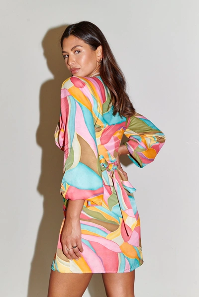 Shop Never Fully Dressed Multi Abstract Vienna Dress