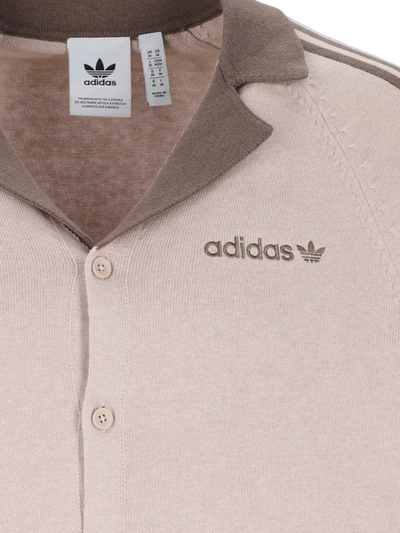 Shop Adidas Originals Adidas T-shirts And Polos In Brown