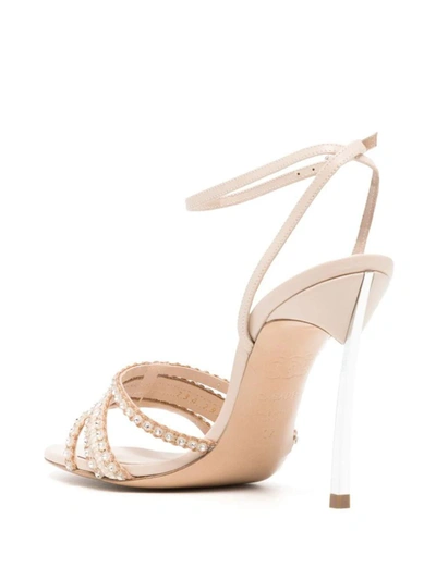 Shop Casadei Elegant Sandal Shoes In Nude & Neutrals