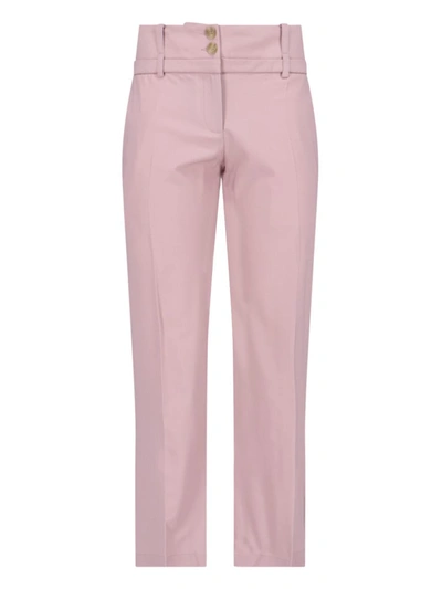 Shop Eudon Choi Trousers In Pink