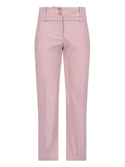 Eudon Choi Straight Trousers In Pink