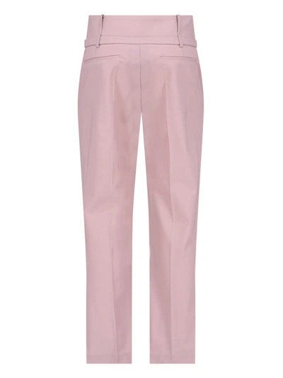 Eudon Choi Straight Trousers In Pink