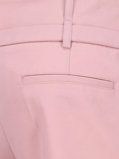 Eudon Choi Straight Trousers In Pink