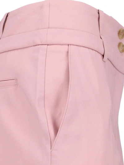 Shop Eudon Choi Trousers In Pink