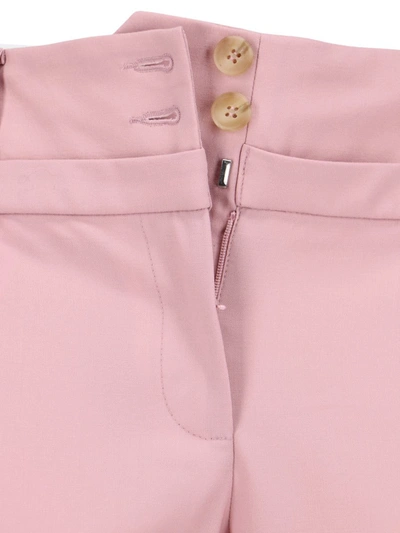 Eudon Choi Straight Trousers In Pink