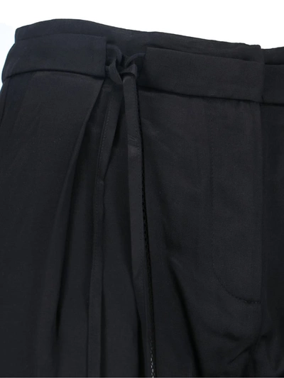 Shop Eudon Choi Trousers In Black