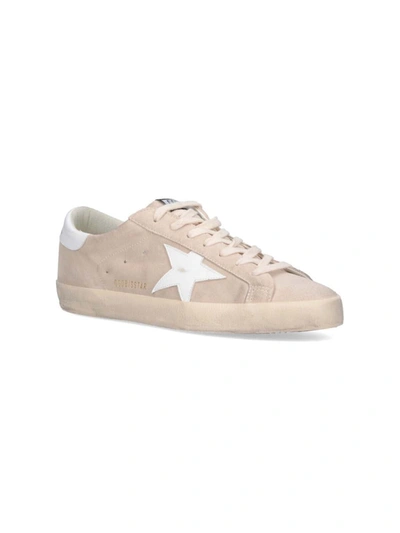 Shop Golden Goose Sneakers In Beige