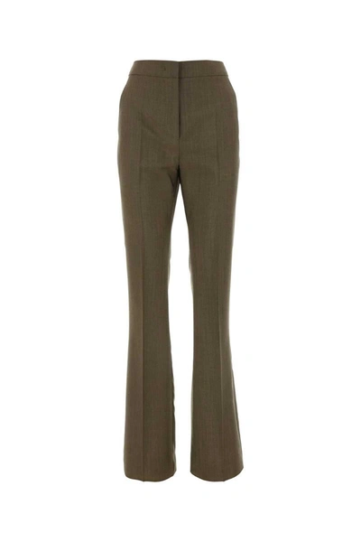 Shop Max Mara Pants In Green