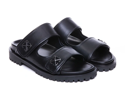 Shop Off-white Off White Sandals In Black