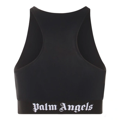 Shop Palm Angels Top Black