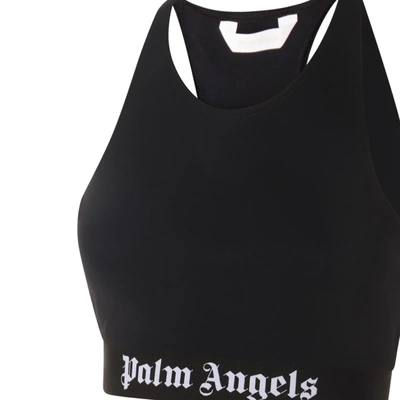 Shop Palm Angels Top Black