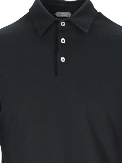 Shop Zanone T-shirts And Polos In Black