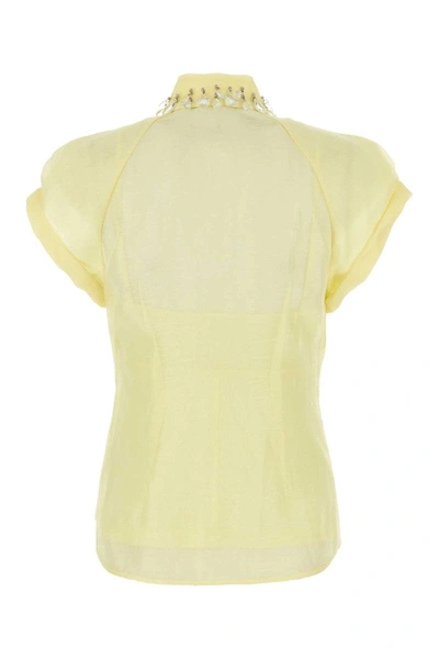 Shop Zimmermann Shirts In Lemon