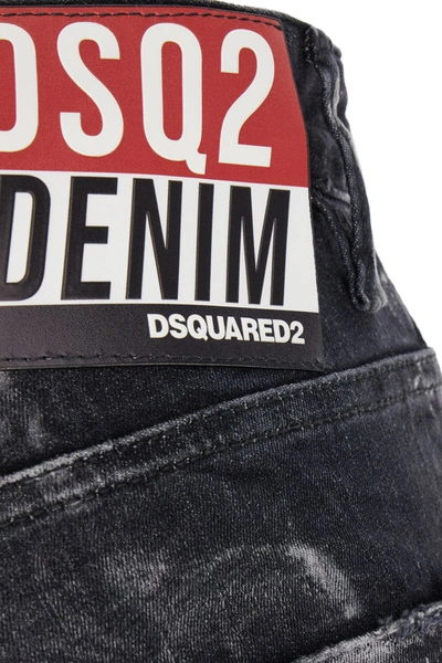 Shop Dsquared2 Jeans  "skater" In Denim Nero