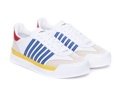 Shop Dsquared2 New Jersey Sneakers In Multicolor