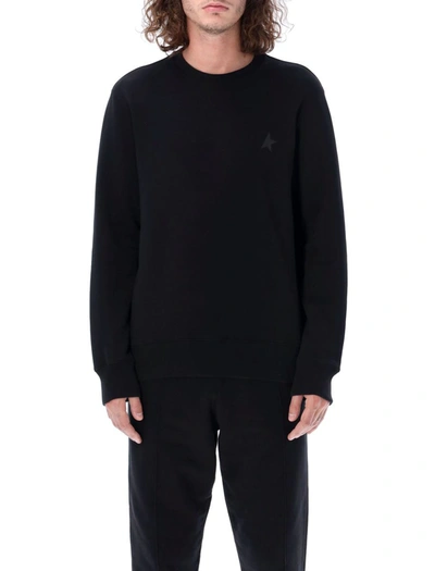 Shop Golden Goose Star Crewneck In Black