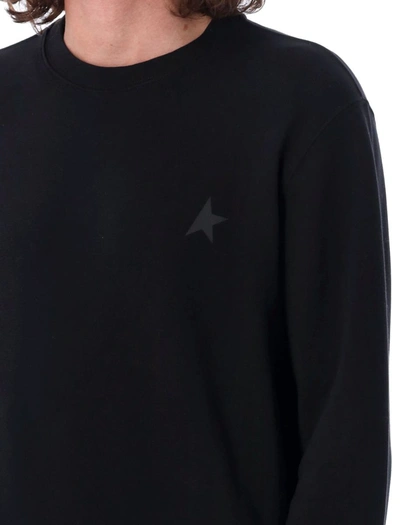 Shop Golden Goose Star Crewneck In Black