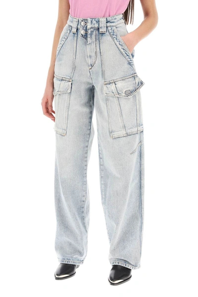 Shop Isabel Marant Étoile Isabel Marant Etoile Cargo Heilani Jeans In Blue