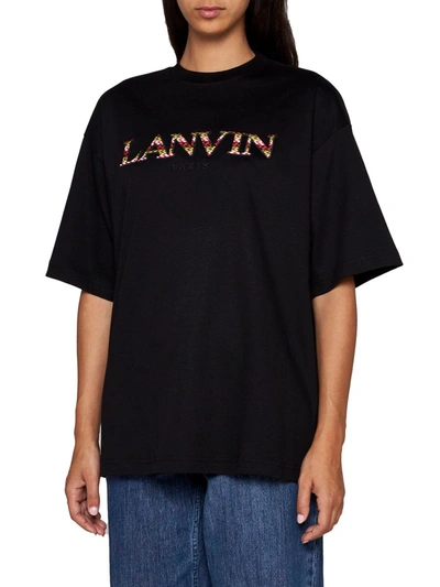 Shop Lanvin T-shirt In Black