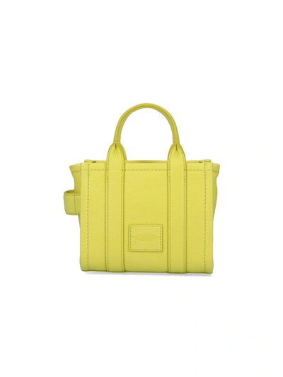 Shop Marc Jacobs Leather Handbag In Yellow