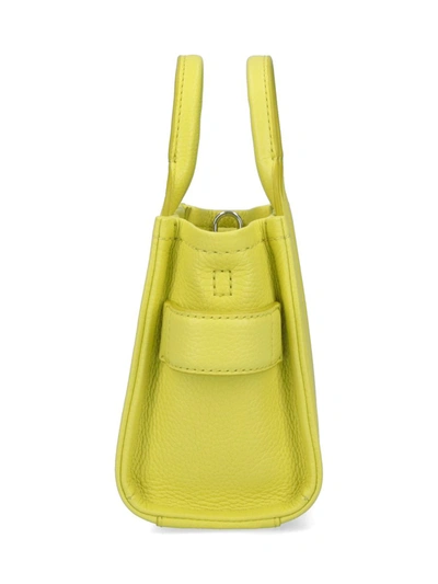 Shop Marc Jacobs Leather Handbag In Yellow