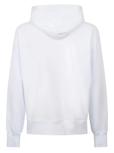 Msgm Cotton Sweatshirt In White