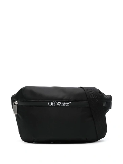 Shop Off-white Logo-print Belt Bag In Black No Color