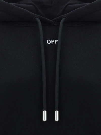 Shop Off-white Sweatshirts In Black Black