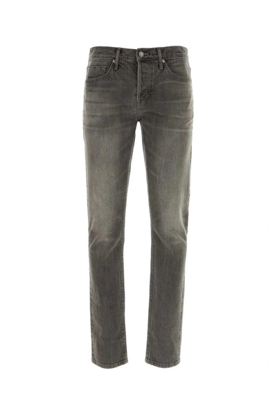 Shop Tom Ford Jeans In Palegrey