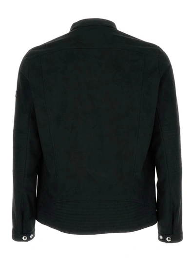 Shop Tatras Black 'tormo' Zip Up Jacket In Nylon Man