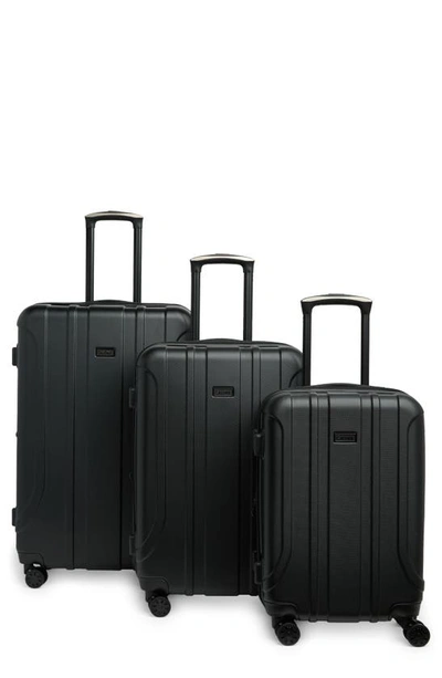 Shop Calpak Romer 3-piece Spinner Luggage Set In Black