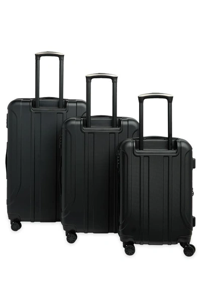 Shop Calpak Romer 3-piece Spinner Luggage Set In Black