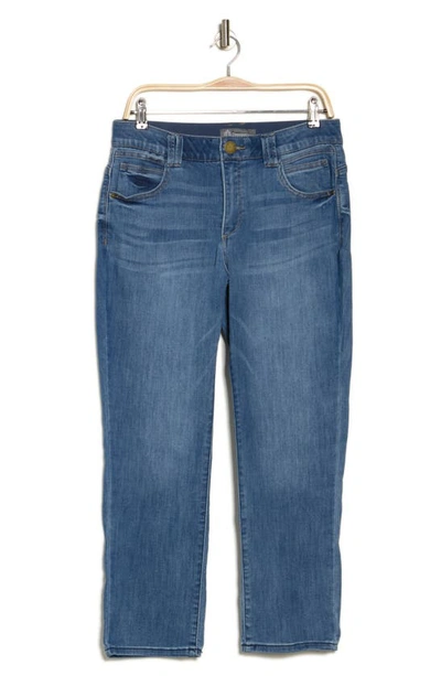 Democracy High Waist Ankle Skinny Jeans In Mid Blue
