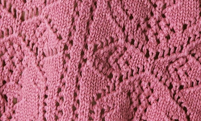 Shop Lucky Brand Knit Flutter Sleeve Top In Red Violet Acid Washed