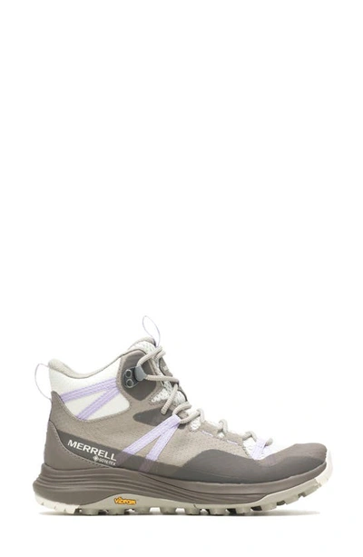 Merrell Siren 4 Mid Gore-tex® Waterproof Hiking Boot In Moon/ Orchid