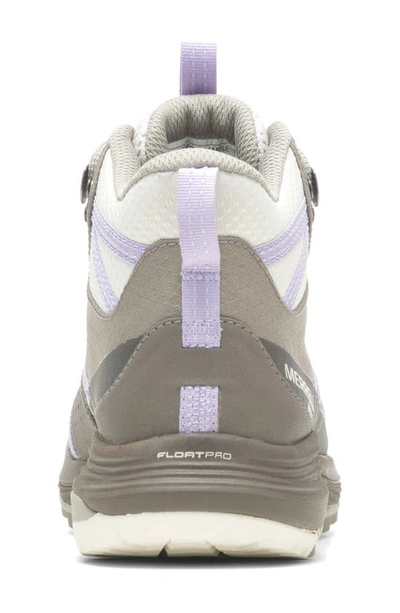 Merrell Siren 4 Mid Gore-tex® Waterproof Hiking Boot In Moon/ Orchid