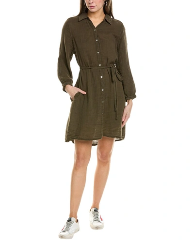 Shop Michael Stars Polly Above-knee Tunic Dress In Brown