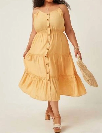 Shop Hayden La Plus Size Dress In Mustard In Yellow