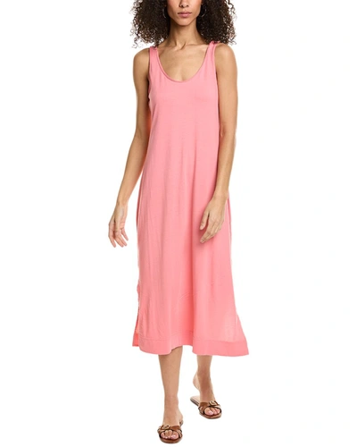 Shop Michael Stars Cali Front To Back Tank Dress In Pink