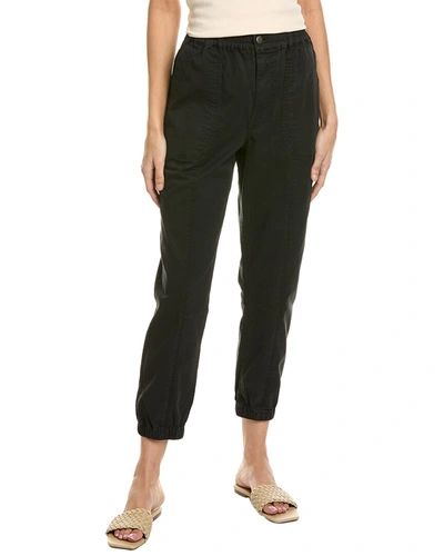 Shop Michael Stars Sunny Mid-rise Tapered Pant In Black