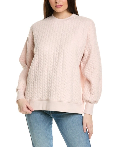 Shop Grey State Teddi Pullover In Pink