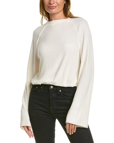 Shop Project Social T Maxine Cozy Rib Top In White