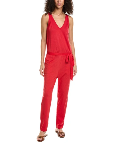 Shop Michael Stars Jane Jumpsuit In Red